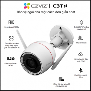 Camera WiFi ngoài trời 3MP EZVIZ C3TN