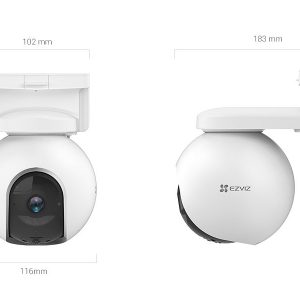 Camera Ezviz EB8 4G 2K – Camera 4G quay quét sử dụng pin