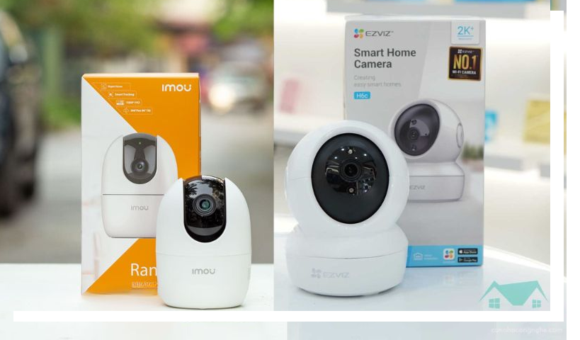 Camera không dây Ezviz và Imou Xoay 360 độ