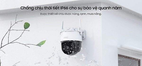 Camera IMOU S21FTP khả năng chống nước, chống bụi