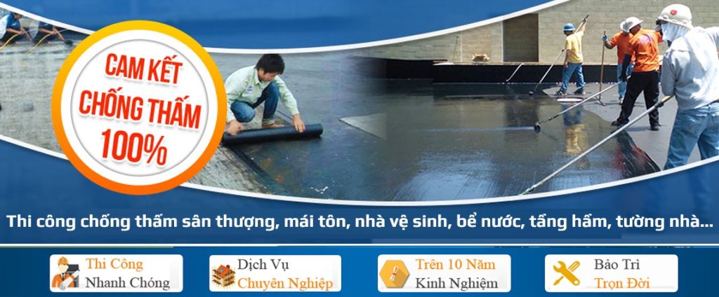 Thi công chống thấm Cà Mau